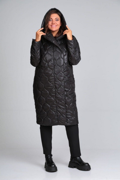 Пальто Диомант 1915 черный - фото 1