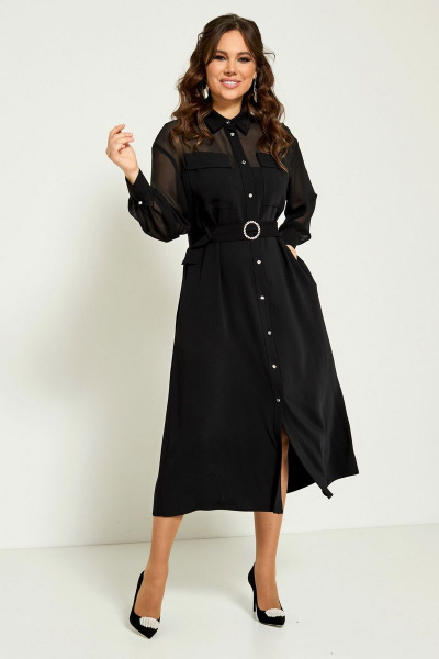 Платье Магия моды 2379 черный - фото 1