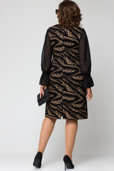 Платье EVA GRANT 7236 капучино - фото 10