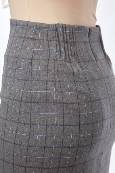 Жакет, юбка Ольга Стиль Л-212 серый - фото 6