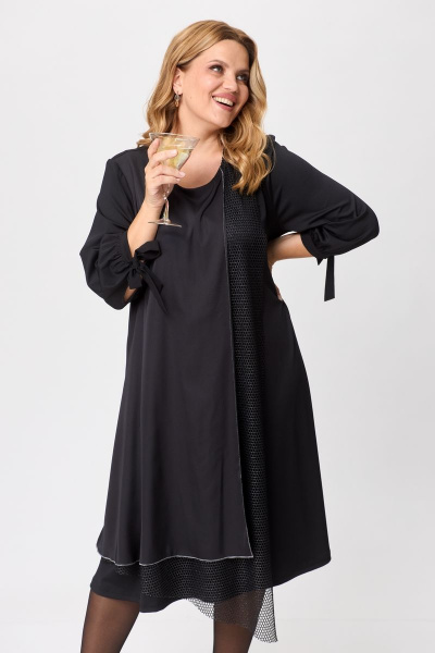 Платье Michel chic 2148 черный - фото 7