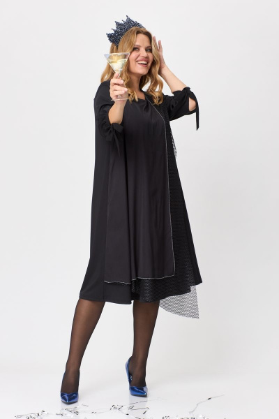 Платье Michel chic 2148 черный - фото 2