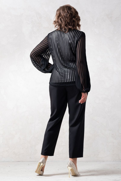 Комплект двойка блуза и классические брюки нарядный демисезон Avanti 1458-1 - фото 2