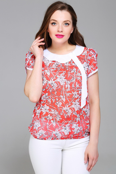 Блуза Медея и К 1753 красный - фото 1