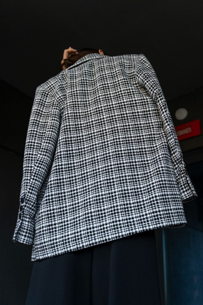 Брюки, жакет, топ Luna 127 белый_черный - фото 19