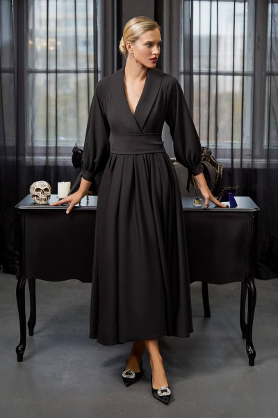 Платье Rivoli 7123 чёрный - фото 1