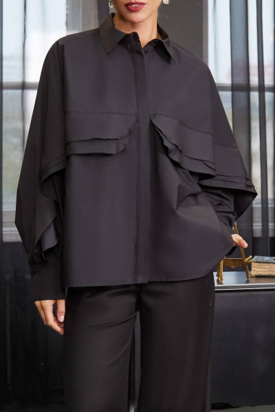 Брюки, рубашка Rivoli 2359.1+5193 чёрный - фото 2