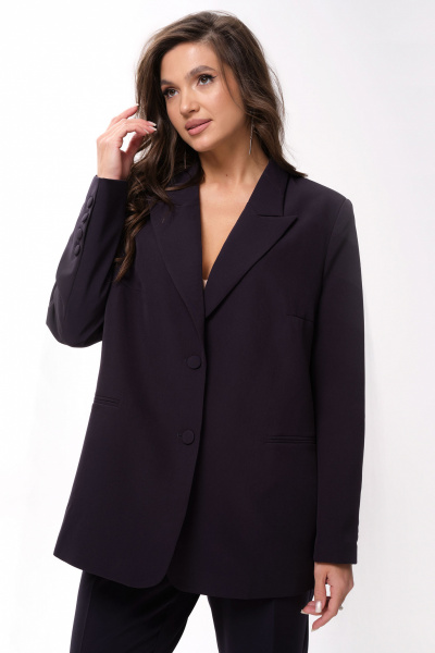 Брюки, жакет Панда 161921w синий - фото 2