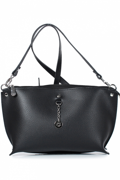 Сумка на каждый день из экокожи черная Galanteya 30123.23с816к45 черный - фото 2