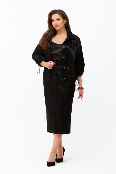 Юбка Andina city 1005 черный - фото 4