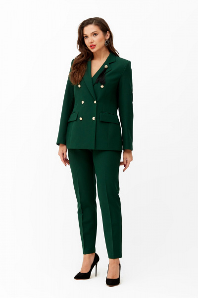Брюки, жакет Andina city 9030 изумруд - фото 3