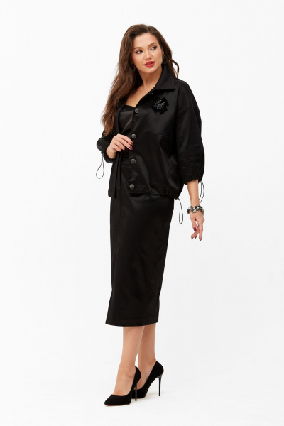 Жакет Andina city 7007 черный - фото 6