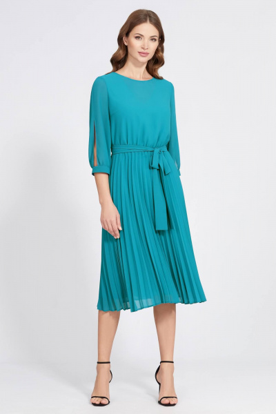 Платье Bazalini 4793 бирюзовый - фото 1