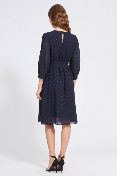 Платье Bazalini 4824 темно-синий - фото 2