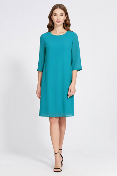 Платье Bazalini 4854 бирюзовый - фото 1
