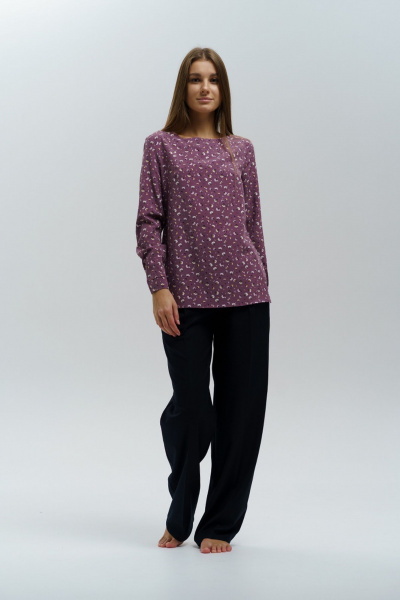 Блуза Manika Belle 301А44/2 сиреневый - фото 5