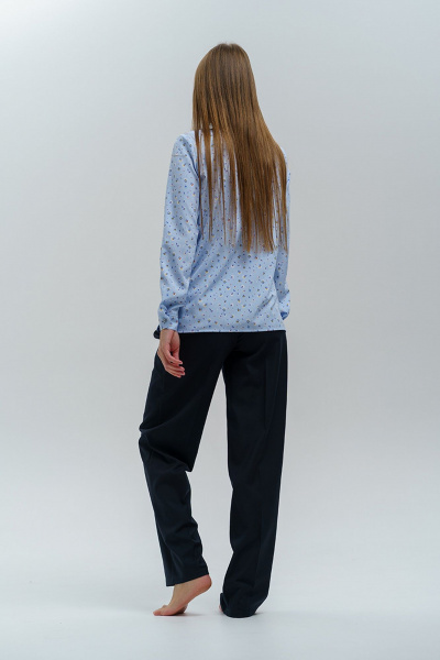 Блуза Manika Belle 301А44/3 голубой - фото 6