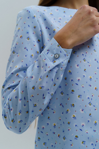 Блуза Manika Belle 301А44/3 голубой - фото 4