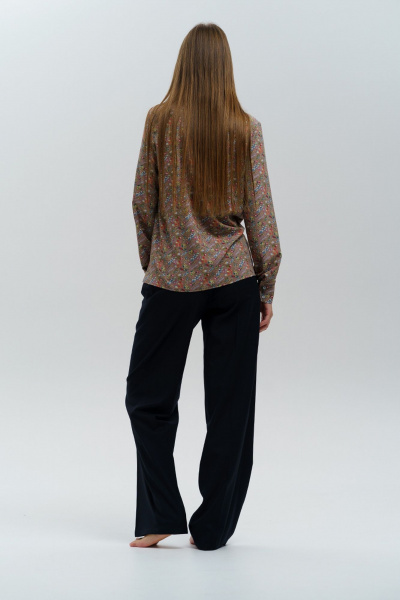 Блуза Manika Belle 328А01/22 молочный шоколад - фото 8