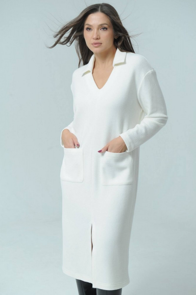 Платье Ma Сherie 4033 молочный - фото 8