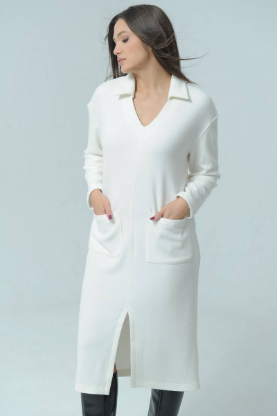 Платье Ma Сherie 4033 молочный - фото 7