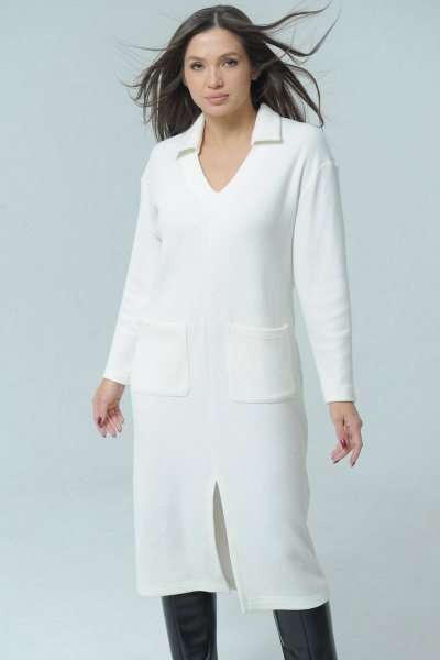 Платье Ma Сherie 4033 молочный - фото 6