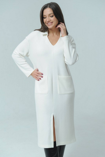 Платье Ma Сherie 4033 молочный - фото 2