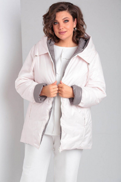 Куртка Диомант 1914 беж+какао - фото 2