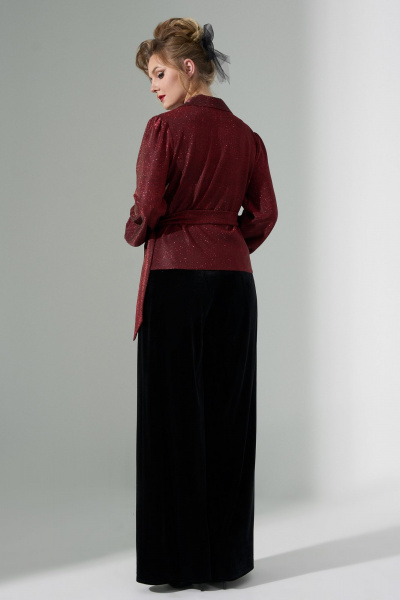 Блуза Euromoda 484 красный - фото 2