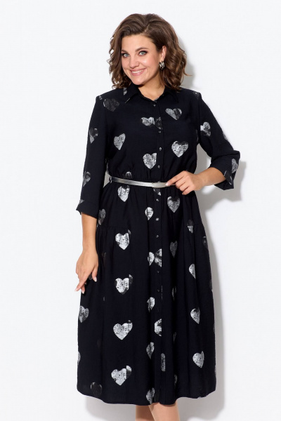 Платье Koketka i K 1102 черный - фото 8