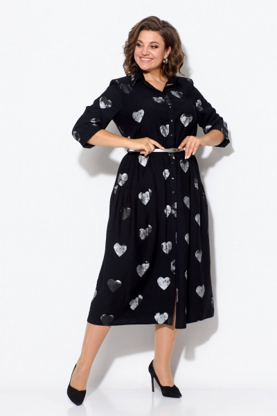 Платье Koketka i K 1102 черный - фото 5
