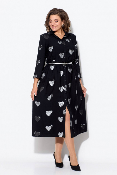 Платье Koketka i K 1102 черный - фото 4