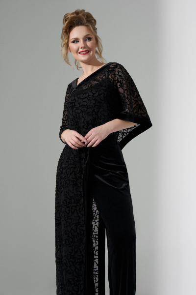 Брюки, накидка, топ Euromoda 488 - фото 2