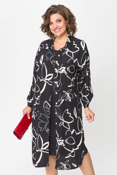 Платье Solomeya Lux 961 черный - фото 2