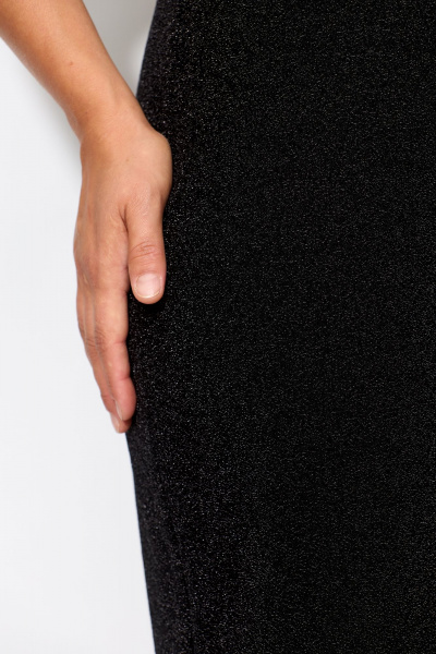 Платье-футляр и гипюровое платье с кружевами нарядный комплект Solomeya Lux 955 черный - фото 10