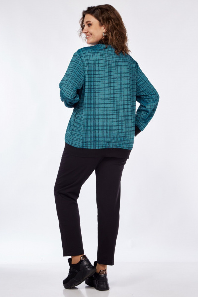 Брюки, бомбер Элль-стиль 2252/1 синий_океан/черный - фото 8