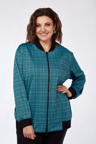 Брюки, бомбер Элль-стиль 2252/1 синий_океан/черный - фото 5