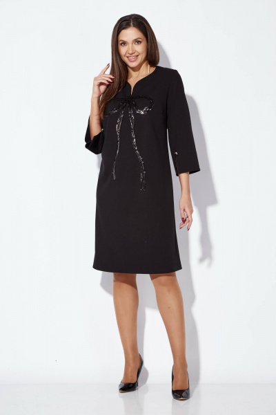 Платье TAiER 1253 черный_бант - фото 1