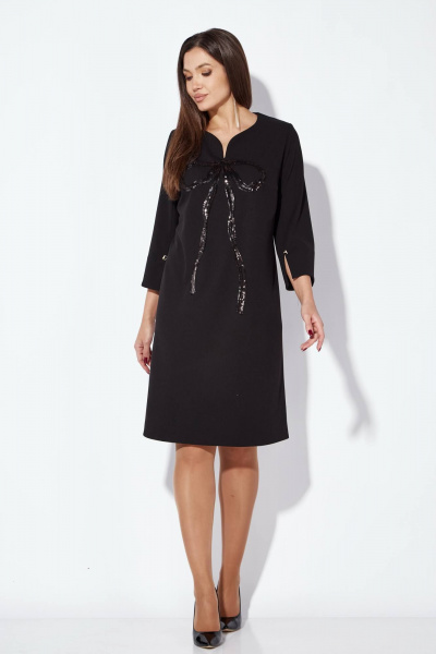 Платье TAiER 1253 черный_бант - фото 2