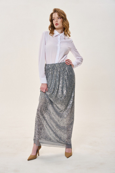 Рубашка FLAIM 1003.02 белый - фото 5