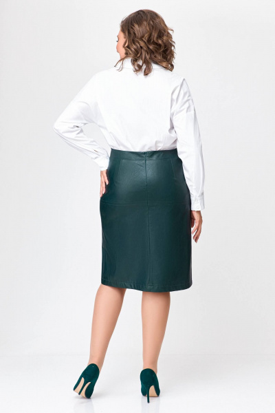 Юбка Swallow 701 темно-зеленый - фото 4