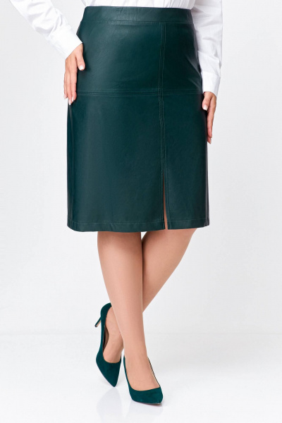 Юбка Swallow 701 темно-зеленый - фото 5