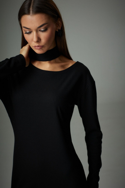 Платье с разрезами и спущенными плечами для повседневной носки N.O.W. 1339 - фото 4