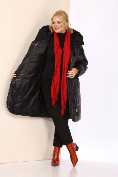 Пальто Shetti 2136 черный - фото 6