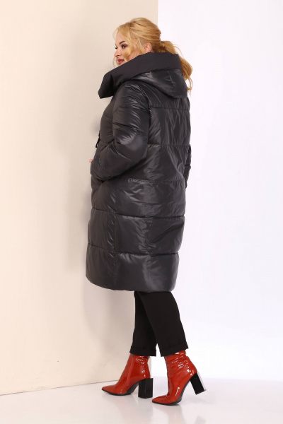 Пальто Shetti 2136 графит - фото 5