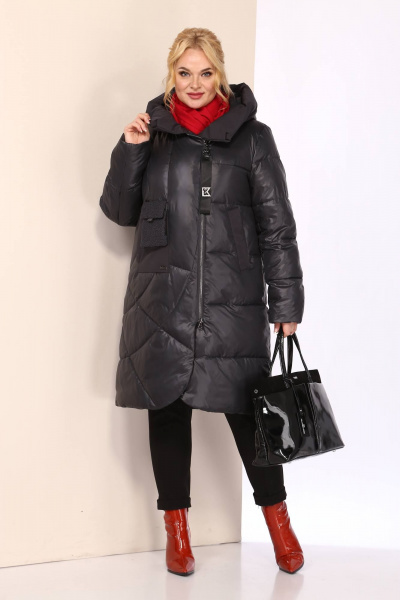 Пальто Shetti 2136 графит - фото 1