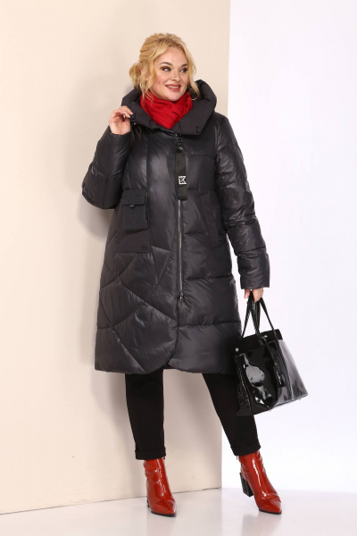 Пальто Shetti 2136 графит - фото 2