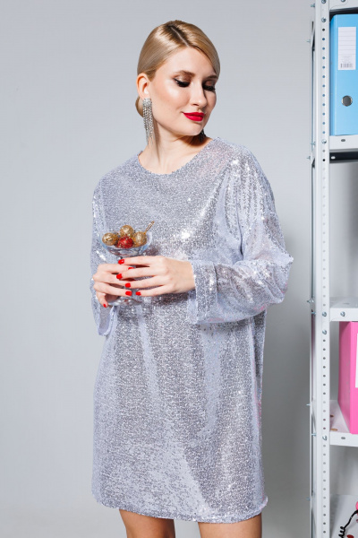 Платье KOKOdea 4.28.1 серебро - фото 4
