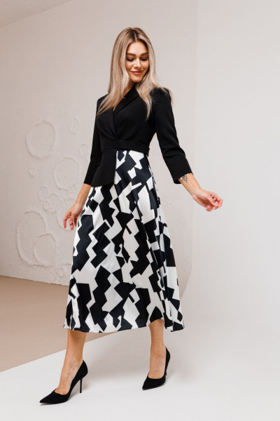 Платье Ambera Style 1034B ромбы - фото 5