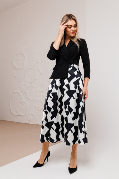 Платье Ambera Style 1034B ромбы - фото 4